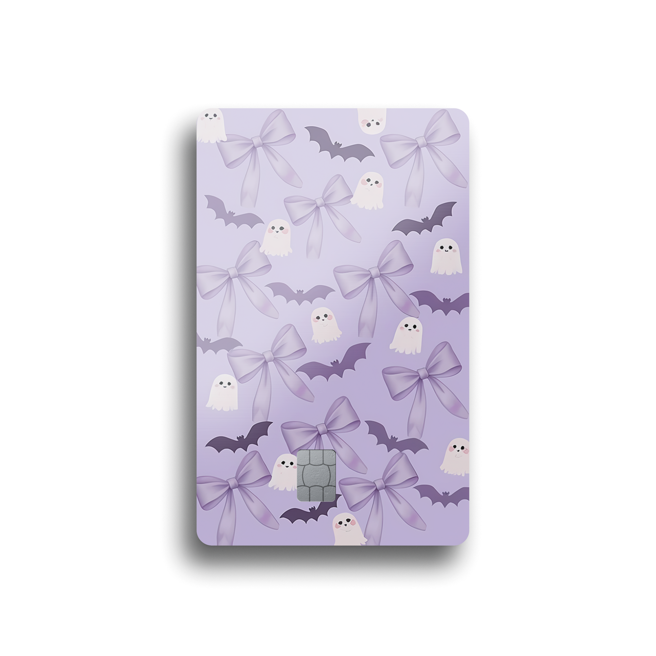 Ghostly Bows Card Skin